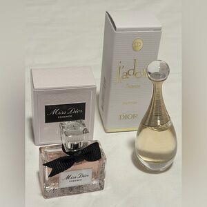 Dior Miss Dior Essence & J'adore Essence NIB TRAVEL SIZE